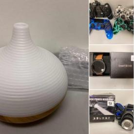 MaxSold Auction: This online auction features an automatic water dispenser, kids tablet, mini food processor, Wi-Fi digital microscope, Snaptain drone, face & skin massager, pet fountain, light sanitizer Wand, fitness tracker and much more!